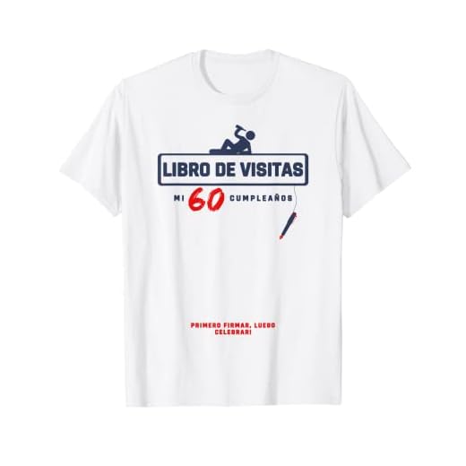 60 cumpleaños - 60 años - Libro de visitas de fiesta 60 años Camiseta