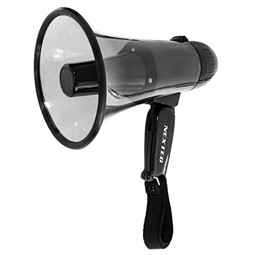 F.R.C. エフ・アール・シー NEXTEC メガホン型拡声器 NX-BV40 (W) スタイリッシュで小型・軽量 イベント等での飛沫感染予防に!