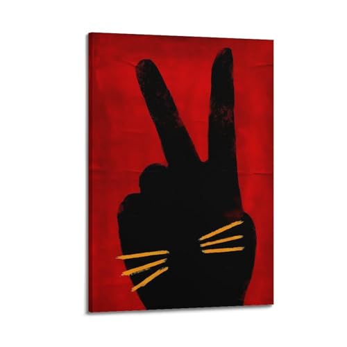 UWASCISF Jojo's Crazy World - Póster decorativo de la película Crazy World, lienzo para pared e impresión artística moderna para decoración de dormitorio familiar, 40 x 60 cm