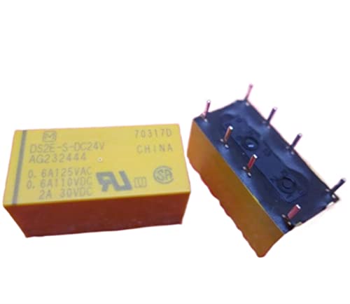 Relé electromecánico DS2E-S-DC24V de 8PIN para circuitos impresos de 24V