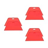 6 piezas de herramientas for alisar papel tapiz, raspador plástico, espátula, esparcidor, pintura, tratamiento paredes, parabrisas, envoltura coche, escobilla goma, deshierbe vinilo