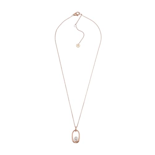 Skagen Women's Stainless Steel or Semi precious with lobster clasp closure Pearl Pendant necklace