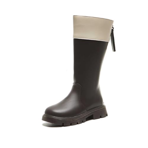 lozssnigzi Kinder Boots Mädchen, Stiefel Mädchen Leder Plateau...
