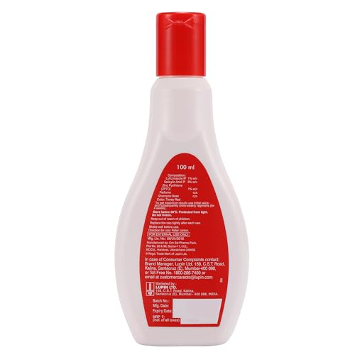 Image of LUPIZOL-ZS Anti Dandruff Shampoo, Reduces Dandruff Upto 100% and Scalp Irritation, Strengthens and Softens Hair, With Luliconazole, Dermatologically Tested, All Hair Types, For Men and Women, 100ml.