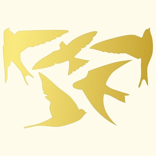 Image of Special You Birds Acrylic Stickers for Home Decoration, Living Room, Aesthetic Wall Decor Stickers for Bedroom, Birds Stickers for Decoration, Acrylic Mirror Wall Decor Sticker - 5 pcs