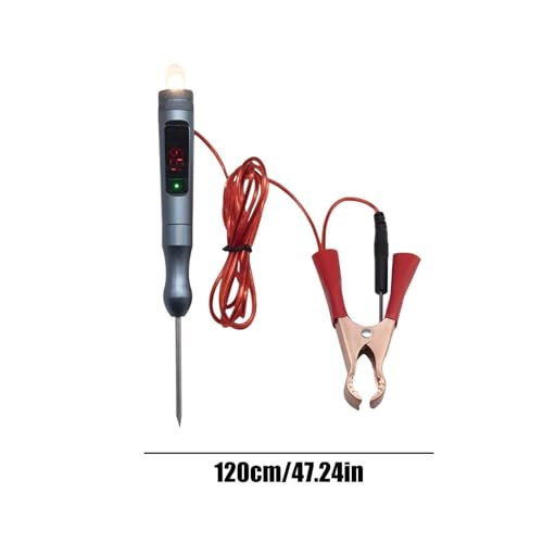Probador de circuitos automotrices 0-45V con punta larga para faros 5