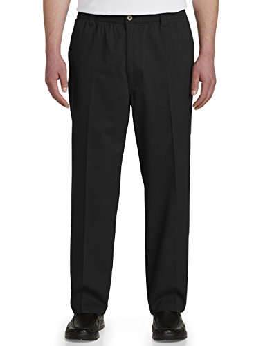 Tall Elastic-Waist Twill Pants 
