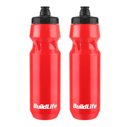 Botellas de agua deportivas BuildLife de 710 ml sin BPA paquete de 2 para ciclismo y senderismo 2