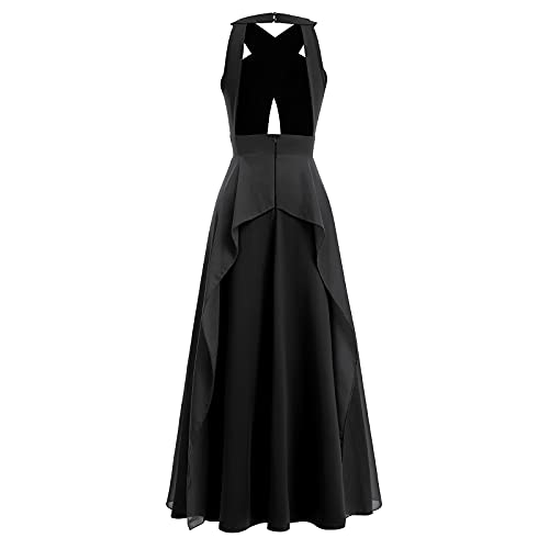 Image of Women Transformer Hi Low Evening Long Prom Dress Halter Convertible Multi Way Spaghetti Strap Wedding Cocktail Maxi Gown