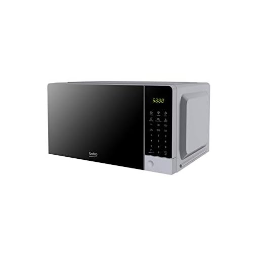 Beko MOC201103S - Forno a Microonde, Digitale, 20 L, 700 W, Argento, ‎45,2 x 32,5 x 26,2 cm