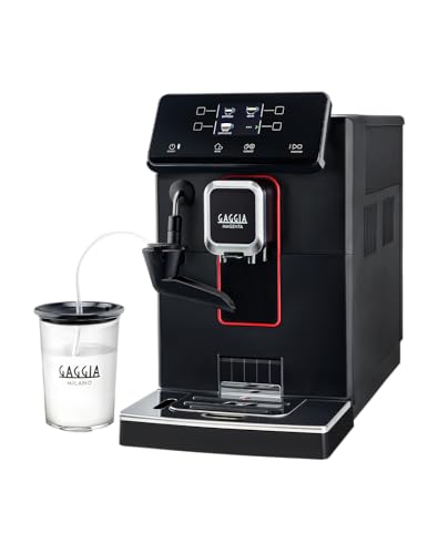 Image of Kaapi Solutions Magenta Milk Fully Automatic Espresso Machine with Milk Frother, Ceramic Grinder, and Touchscreen Display