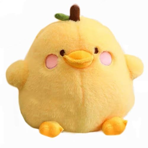 NCAIUNAE Cute Fruit Pear Duck Stuffed Animal Plush Toy Pillow