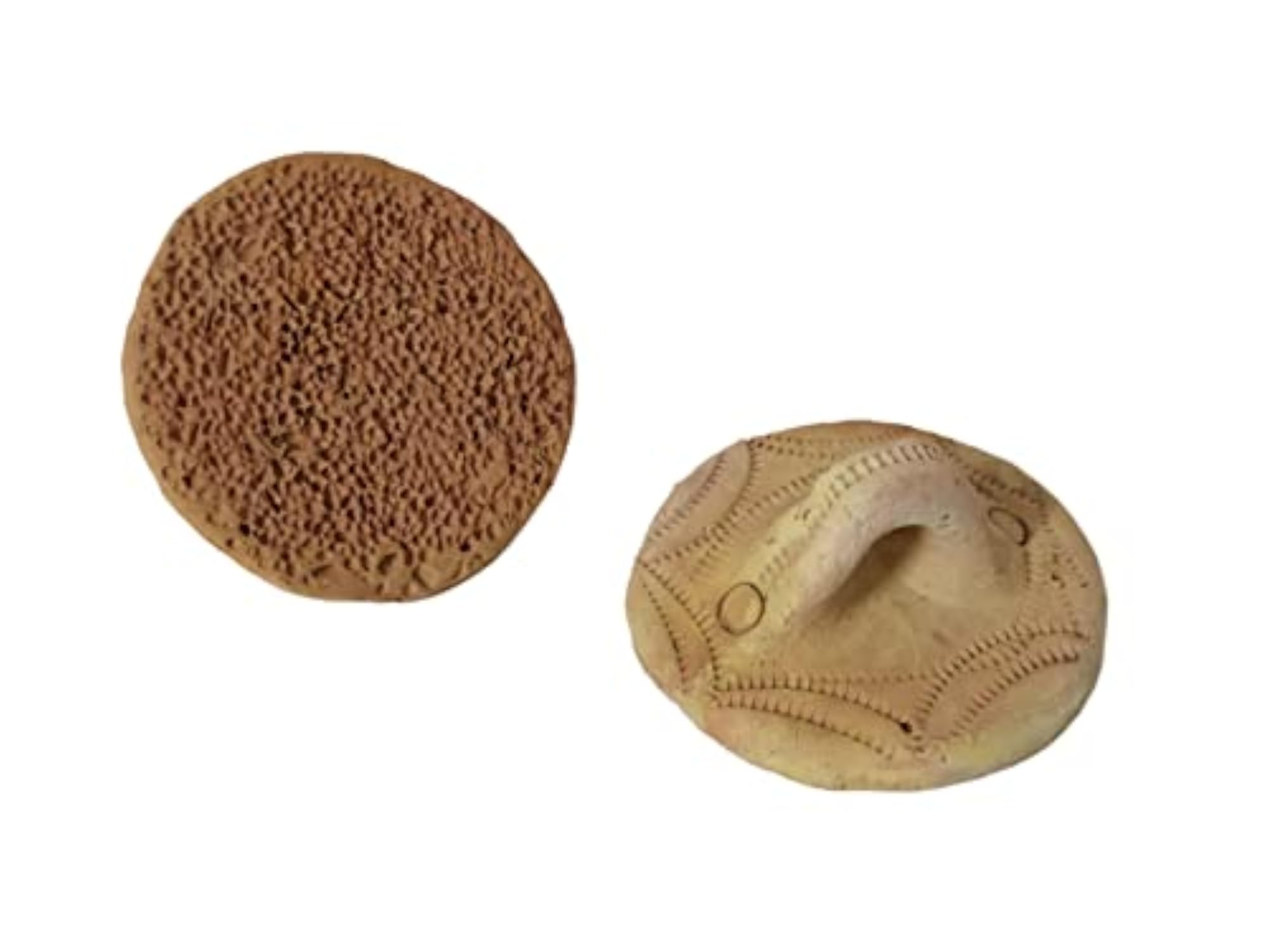 Pack of 2 Clay Body & Foot Scrub Pumice Stone