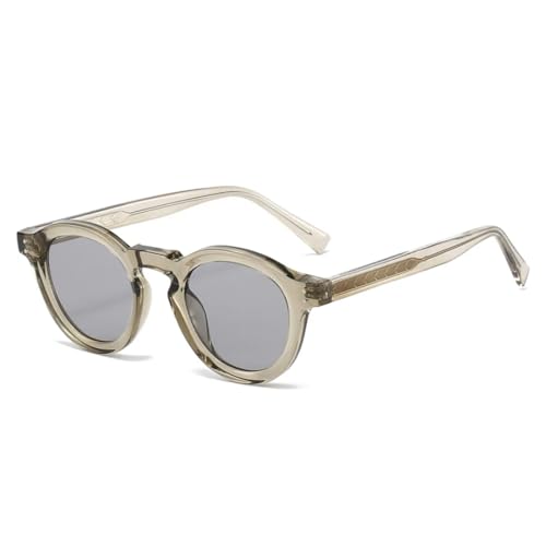 Lunettes de soleil rondes en métal classique MUTYNE pour adultes