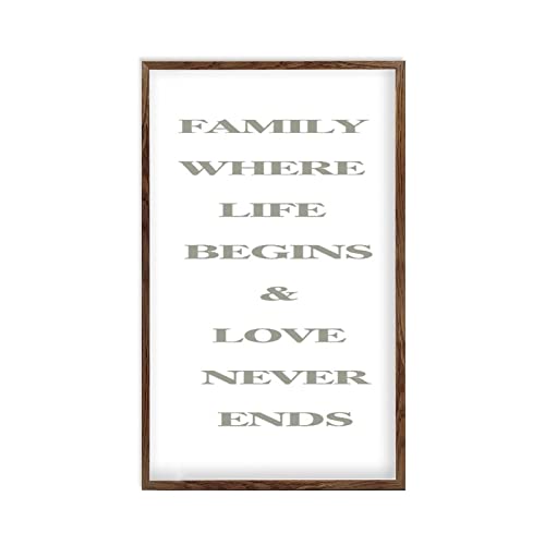 Cadeau mariage et crémaillère panneau bois Family souvenir durable