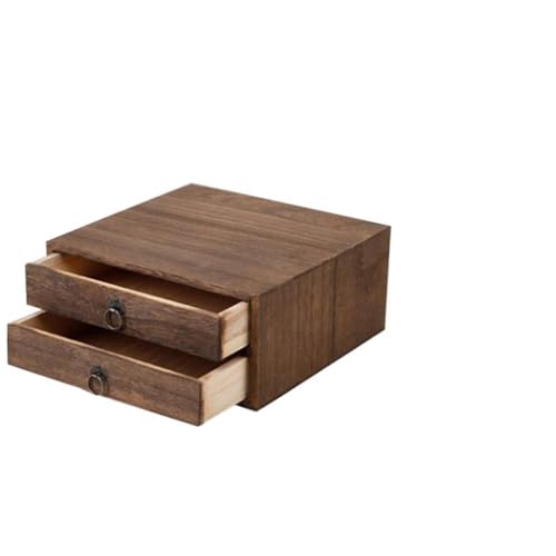 Boîte à thé en bois d'exception Zerodeko au design rétro et durable - 2