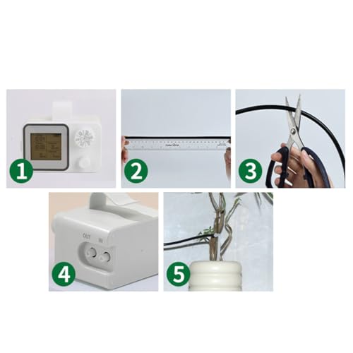Irrigation goutte à goutte programmable solaire avec paramètres réglables pour pots - 5