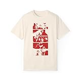 Tarantino T-Shirt – Iconic Trunk Shot Compilation Featuring Brad Pitt, Uma Thurman, and Steve Buscemi Ivory