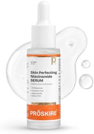 Proskire 5% Niacinamide Face Serum with Alpha Arbutin & Sodium PCA | Reduce Pores, Acne Marks & Oil โ 30ml | All Skin Types