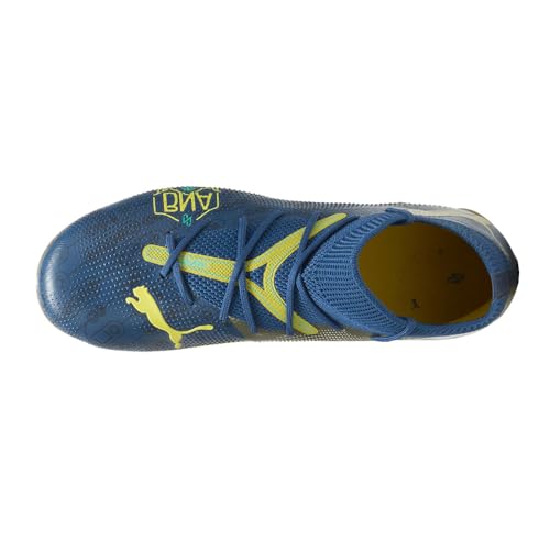 PUMA - - Junioren Future 7 Match Bna Fg/Ag Schuhe, Kolorit Sailing Blue/Marine Blue/Pelé Yellow/Grass, GröÃŸe: 38 EU