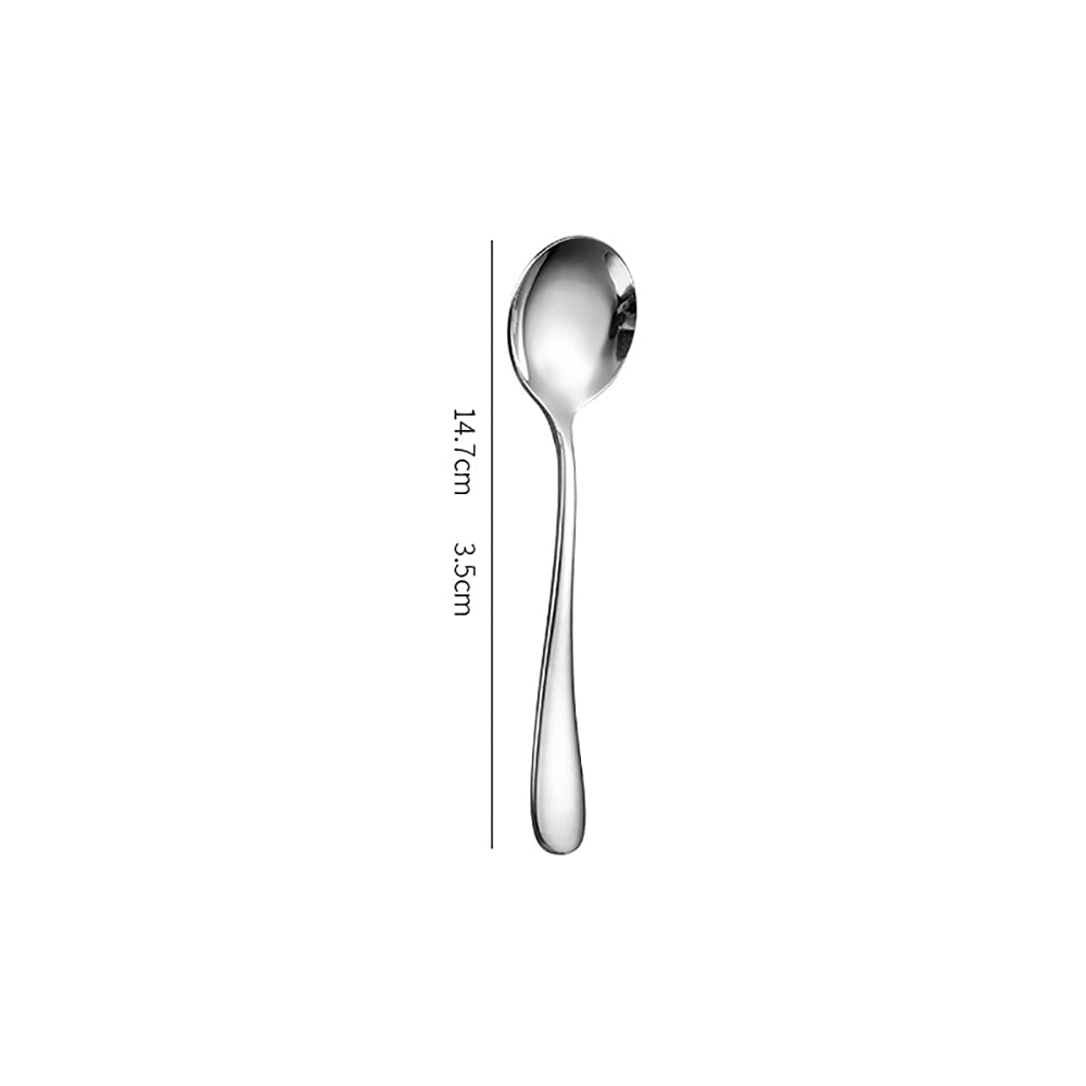 9-teiliges Besteck-Set, Silber-Edelstahl-Hochglanzpoliertes Besteck, Mehrzweck-Heimküchen-Party, Spülmaschine Verfügbar