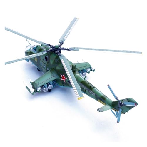 Helicóptero Mi-24 réplica de metal resistente que no se rompe escala 1:72 2