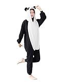 Joyxiamunicorns Unisex Adult Panda Animal Onesie Pajamas Cosplay Costumes Halloween Christmas One-Piece Sleepwear M