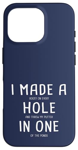 I Made A Hole in One �S���t �S���t���D�� �S���t�@�[ �j�� �������� �X�}�z�P�[�X iPhone 16 Pro �p