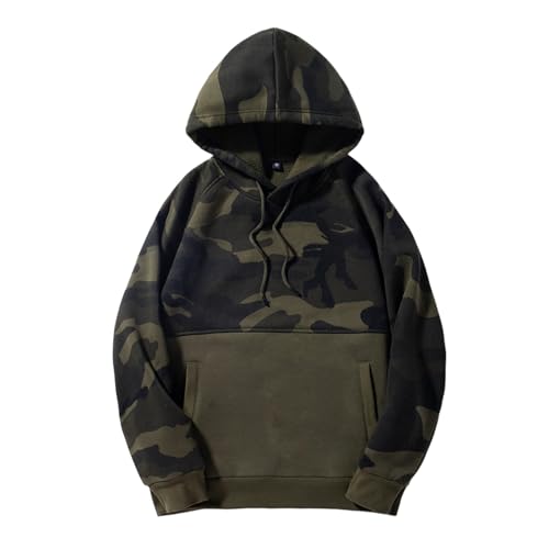 Image of Generisch Women's Hoodie with Hood, Cosy Fleece Hoodie, Soft, Casual Pullover, Long Sleeve Shirt for Everyday and Outdoor Activities, Green, M