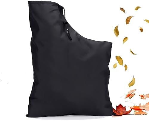 Large Capacity Leaf Blower Storage Bag Waterproof Oxford Cloth with Bottom Zipper for Efficient Yard Collection