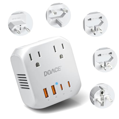 DOACE 2000W 220V to 110V Voltage Converter for European Travel,