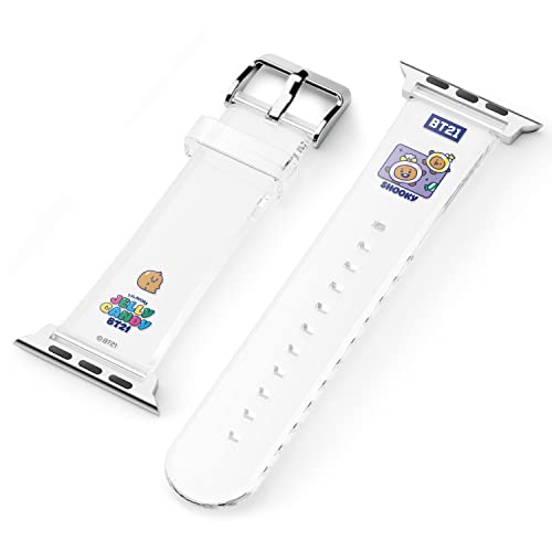 elago BT21 Band Compatible with Apple Watch Band Series ULTRA/SE/9/8/7/6/SE/5/4/3/2/1 [Official Merchandise](38mm,40mm,41mm)(SHOOKY)