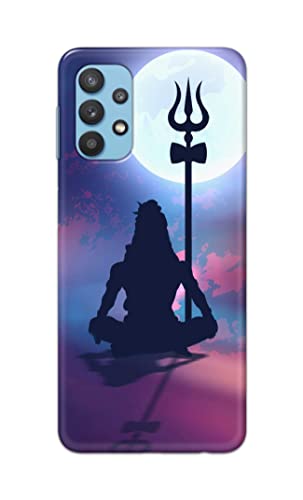 Image of Printed Hard Back Cover Case for Samsung Galaxy A32 4G Back Cover (Lord Shiva) -1302