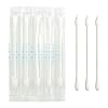 Cotton Swabs - Individually Wrapped Double Tipped Paper Sticks for Ear, Make-up, 100 Count (White, Round/Pointed End)