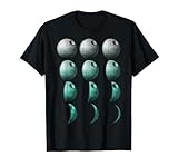 Star Wars Death Star That's No Moon Phases Graphic Camiseta Camiseta, Hombre, Negro, L