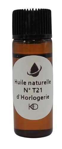 KD89 Natürliches Uhrmacheröl Nr. T21 – Universalöl für die Schmierung von Uhren, Wecker und Feinmechanik., braun