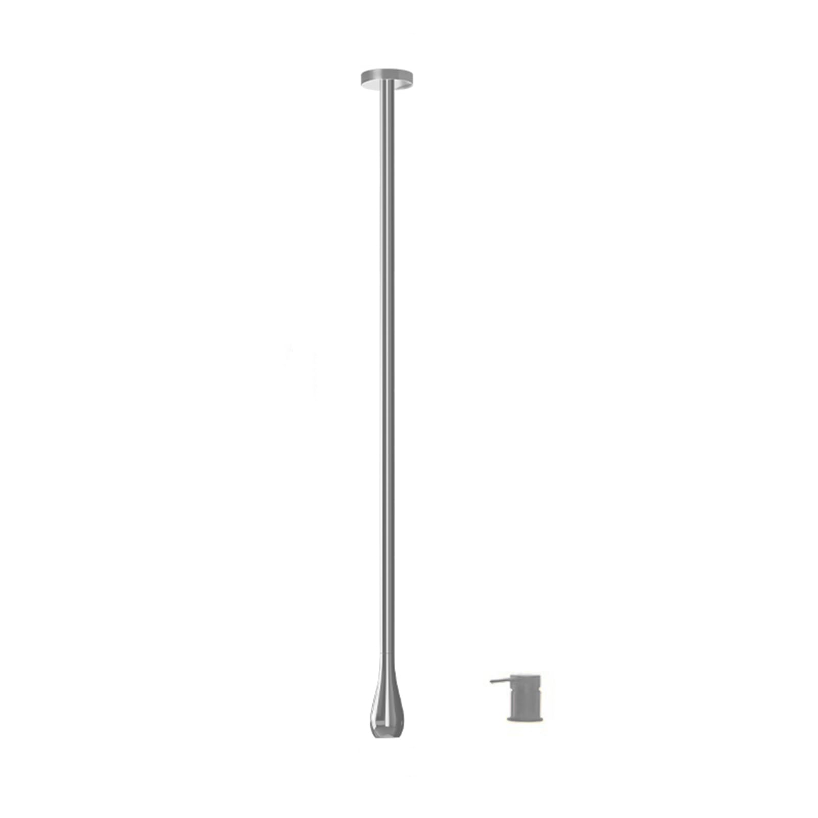 Bateria Ścienna Do Umywalki, Bateria Sufitowa Do Łazienki, Bateria Mosiężna Do Umywalki Łazienkowej, Bateria Ciepła I Zimna, Jednouchwytowa, Czerwona,Brushed Silver