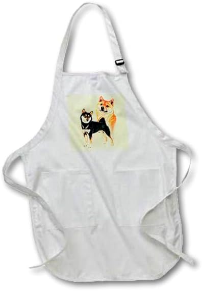 3dRose Dogs Shiba Inu - Shiba Inu - Delantales (abr_1022)