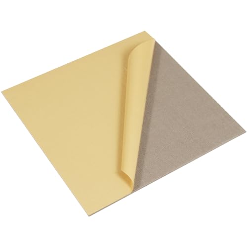 VEVOR Teppichfliesen zum Abziehen und Aufkleben, 457x457mm, selbstklebende Teppichbodenfliesen, weich gepolsterte Teppichfliesen, DIY-Installation für Schlafzimmer, Wohnzimmer (10 Stk., Hellbraun)