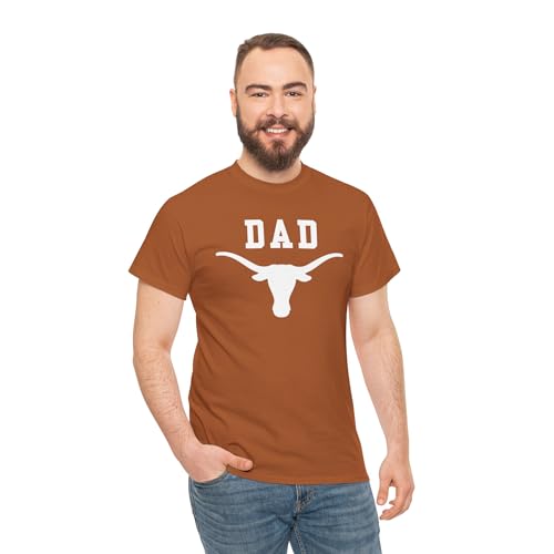 Texas Longhorn Dad Logo Tee Shirt T-Shirt Game Day Clothing Sports Wear Gift2