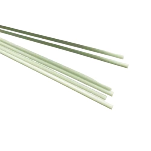 Asta in fibra di vetro da 10 pezzi, diametro 1/1,5/2/2,5/3 mm, barra in fibra di vetro solida bianca, aste in fibra di vetro flessibili di lunghezza 500 mm(3.5x500mm)
