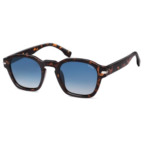 Image of SOJOS Retro Square Polarized Sunglasses Men Trendy Womens SJ2382 | Vintage UV400 90s Sun Glasses Outfit Driving