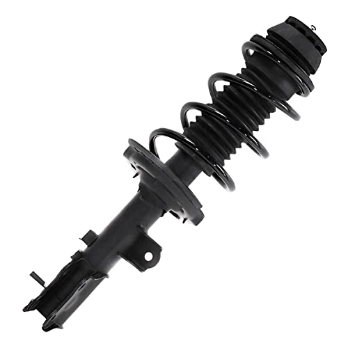 Image of Detroit Axle - Front Struts w /Coil Spring + Outer Tie Rods Sway Bar Links Kit Replacement for 2012-2017 Hyundai Accent Kia Rio - 6pc Set