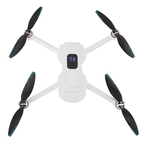 ASHATA Dron con Doble Cámara, Estabilizador Electrónico de Imagen EIS, Control de Vuelo de 6 Canales, Evitación Inteligente de Obstáculos, 8 GB de Almacenamiento y Transmisión (3 baterías)