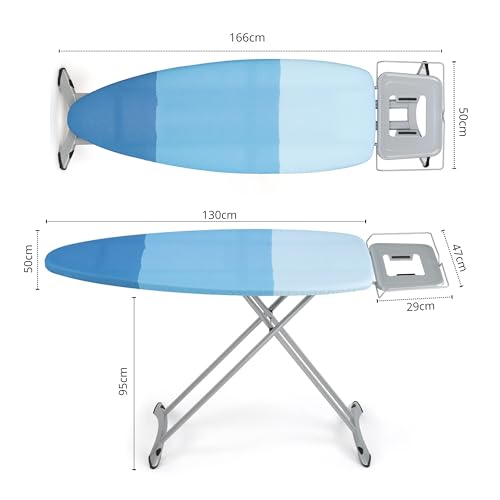 Bügelbrett für dampfbügelstation Ironing Board Groß XXL stabil bügeltisch breit Bügelbretter -...