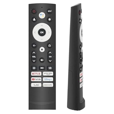 Replacement for Hisense tv Remote, ULED Google tv Remote, with Voice-Control, Bluetooth. Compatible with Hisense 4K ULED Google TV, Mini-LED/ULED Google TV. 1 Year Warranty.