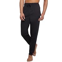 Hanes Joggers, EcoSmart Fleece Sweatpants, Men's Lounge Pants, 30.5", Black, 3X Large
