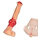 BDSMYOU 4.0 Realistischer Horse Dildo Groß Pferde Dildo - 300mm Riesen Dildo mit Saugnapf & Hoden,Realistische Dildos Monster Dildo Penis Anal Dildo Buttplug Analplug Analdilos (Realistisch-rot, S)
