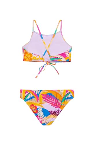 Hobie Girls High Neck Bikini Top and Hipster Bottom Swimsuit Set2