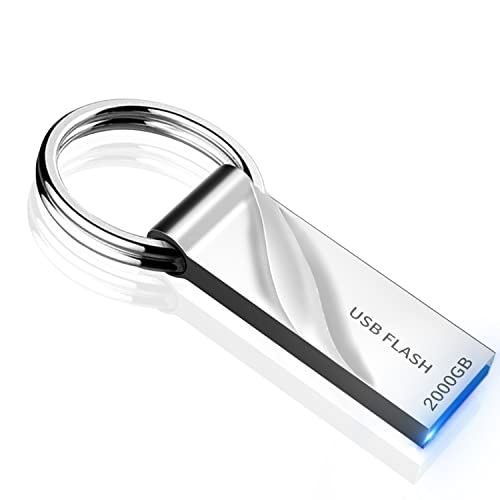 2TB USB Flash Drive 3.0 - USB 3.0 Flash Drive 2TB, Thumb Drive 2000GB, USB Jump Drive 2TB, USB 3.0 External Data Storage Drive 2000GB Compatible with Computer/Laptop